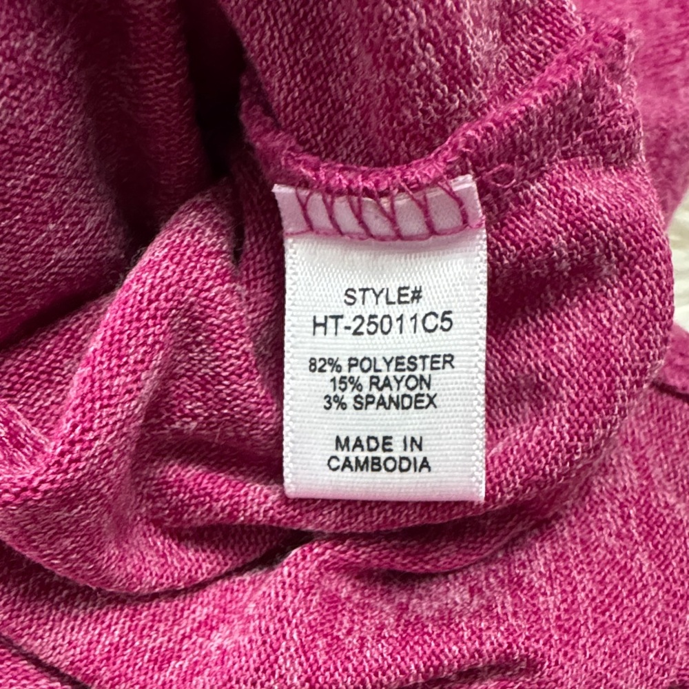 🎉HP🎉 Zenana Turtleneck Tunic 💗 Magenta - Picture 16 of 16